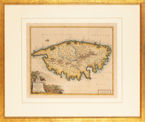 Insula Corsica  - Asta Carte geografiche della Liguria e della Corsica - Associazione Nazionale - Case d'Asta italiane