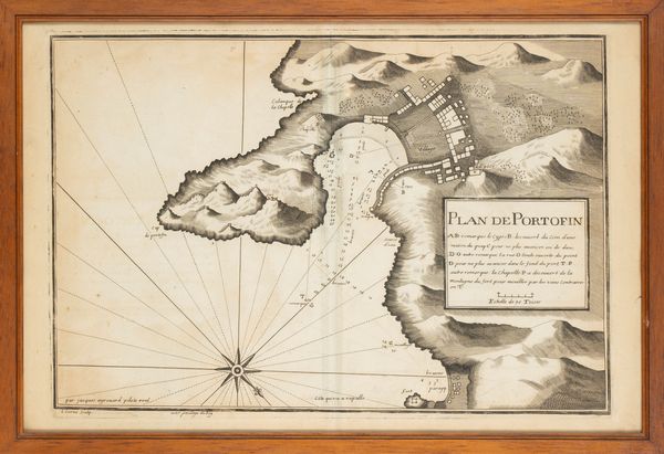 Jacques  Ayrouard : Plan de Portofin  - Asta Carte geografiche della Liguria e della Corsica - Associazione Nazionale - Case d'Asta italiane