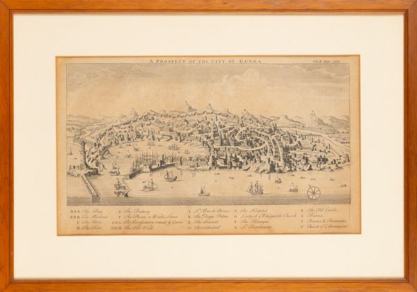A prospect of the City of Genoa  - Asta Carte geografiche della Liguria e della Corsica - Associazione Nazionale - Case d'Asta italiane