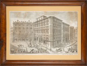 Antonio  Giolfi - Veduta della piazza di Fossello