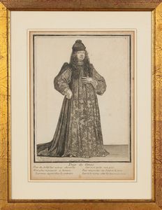 Abito dei Senatori della Serenissima Repubblica di Genova  - Asta Carte geografiche della Liguria e della Corsica - Associazione Nazionale - Case d'Asta italiane