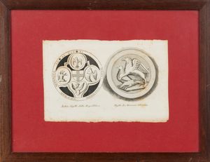 Facciata della Chiesa di S. Maria di Carignano nella Citt di Genova  - Asta Carte geografiche della Liguria e della Corsica - Associazione Nazionale - Case d'Asta italiane