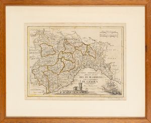 Giovanni  Garti D'Alibrandi - Parte meridionale delli Stati del Re di Sardegna