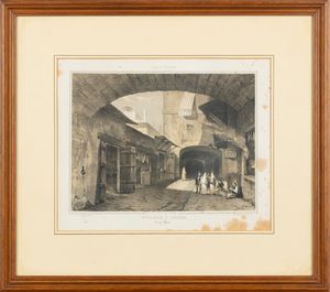 Palazzo Doria presso la Porta San Tommaso in Genova  - Asta Carte geografiche della Liguria e della Corsica - Associazione Nazionale - Case d'Asta italiane