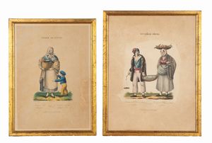 Alessio Pittaluga - Duch de Genes - Venditrice di pelate (castagne lesse) - numeri 11- 20