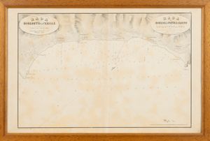 Port of Genoa - Vue de la lanterne  - Asta Carte geografiche della Liguria e della Corsica - Associazione Nazionale - Case d'Asta italiane