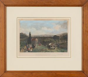 Genova dalla parte di Levante  - Asta Carte geografiche della Liguria e della Corsica - Associazione Nazionale - Case d'Asta italiane