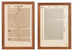 Genua urbs maritima - Statt Genua  - Asta Carte geografiche della Liguria e della Corsica - Associazione Nazionale - Case d'Asta italiane