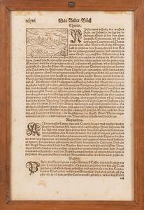 Genua urbs maritima - Statt Genua  - Asta Carte geografiche della Liguria e della Corsica - Associazione Nazionale - Case d'Asta italiane