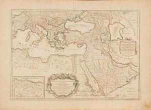 Jaillot, Charles Hubert - Sanson, D’Abbeville Nicolas - Estats de l'Empire du Grand Seigneur des Turcs