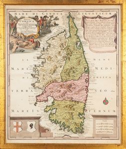 Matthaeus Seutter - Insula Corsica