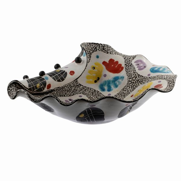 Svuotatasche in ceramica  - Asta Opere del XX Secolo Web Only - Associazione Nazionale - Case d'Asta italiane