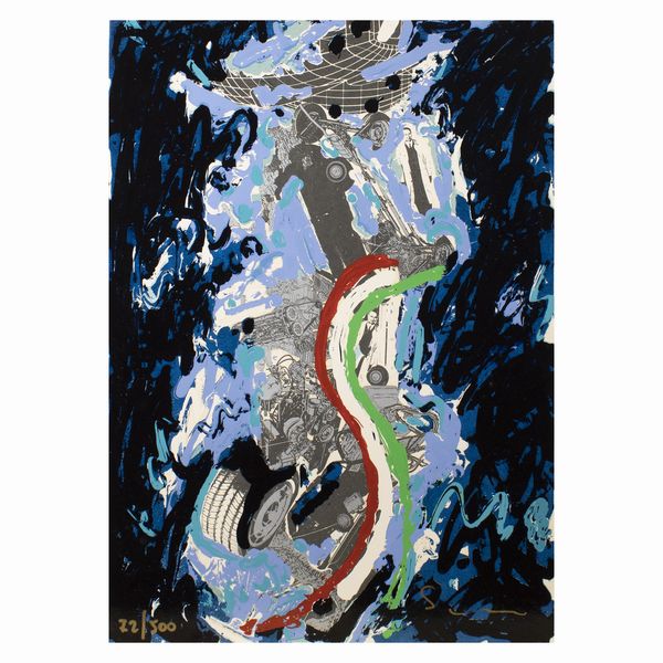 Mario Schifano  - Asta Opere del XX Secolo Web Only - Associazione Nazionale - Case d'Asta italiane