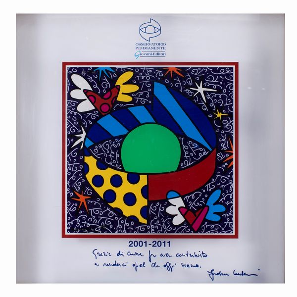 Romero Britto  - Asta Opere del XX Secolo Web Only - Associazione Nazionale - Case d'Asta italiane