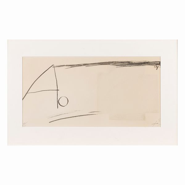 Antoni Tapies  - Asta Opere del XX Secolo Web Only - Associazione Nazionale - Case d'Asta italiane