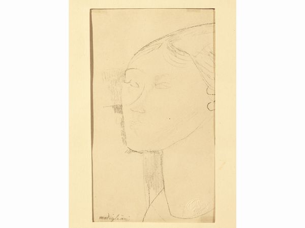 Da Amedeo Modigliani : Ritratto di Beatrice Hastings  - Asta Arte Moderna e Contemporanea - Associazione Nazionale - Case d'Asta italiane