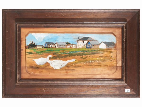 Massimo Lomi : La passeggiata 2016  - Asta Arte Moderna e Contemporanea - Associazione Nazionale - Case d'Asta italiane