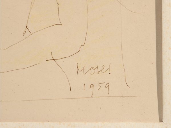 Moses Levy : Due figure femminili 1959  - Asta Arte Moderna e Contemporanea - Associazione Nazionale - Case d'Asta italiane