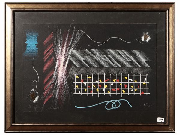 ENNIO FINZI : Lo sguardo induista  - Asta Arte Moderna e Contemporanea - Associazione Nazionale - Case d'Asta italiane