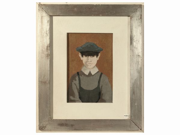 Marcello Boccacci : Ritratto maschile  - Asta Arte Moderna e Contemporanea - Associazione Nazionale - Case d'Asta italiane