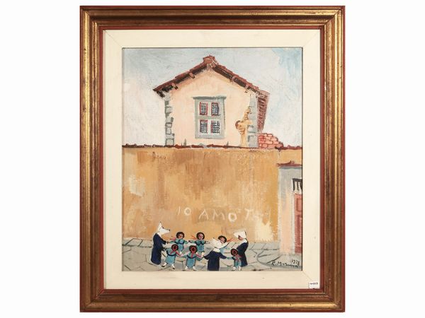 Rodolfo Marma : Muro di S. Verdiana 1978  - Asta Arte Moderna e Contemporanea - Associazione Nazionale - Case d'Asta italiane