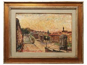 Guido Borgianni - Scorcio di Firenze 1970