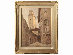 Alberto Cecconi - Scorcio di paese