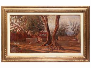 Giorgio Kienerk - Vecchio ulivo (Fauglia)