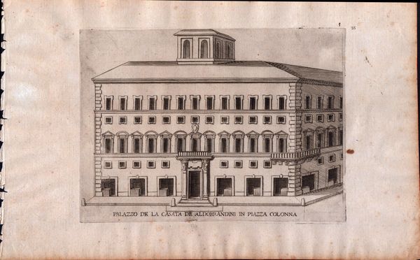 GIACOMO LAURO : Palazzi diversi nel'alma cit di Roma et altre  - Asta Stampe e Disegni dal XVI al XX secolo - Associazione Nazionale - Case d'Asta italiane