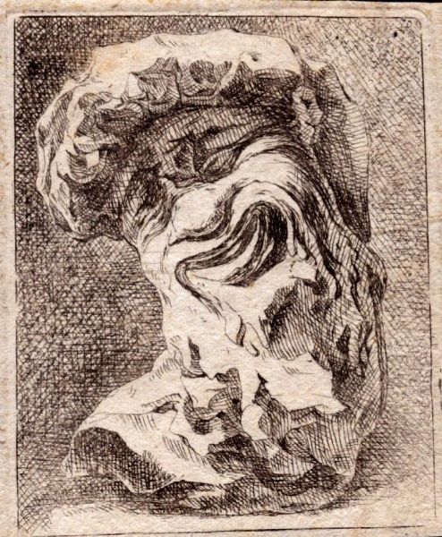 Bartholomeus Breenbergh : Maschera teatrale  - Asta Stampe e Disegni dal XVI al XX secolo - Associazione Nazionale - Case d'Asta italiane