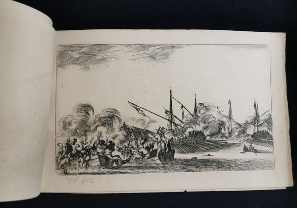 François Collignon : Suite de huit marines, da Stefano Della Bella  - Asta Stampe e Disegni dal XVI al XX secolo - Associazione Nazionale - Case d'Asta italiane