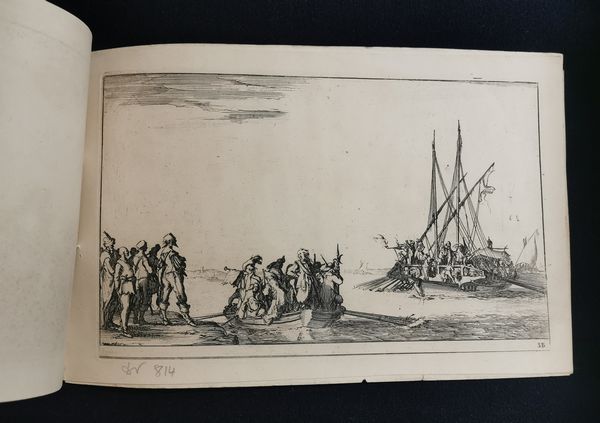 François Collignon : Suite de huit marines, da Stefano Della Bella  - Asta Stampe e Disegni dal XVI al XX secolo - Associazione Nazionale - Case d'Asta italiane