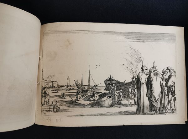 François Collignon : Suite de huit marines, da Stefano Della Bella  - Asta Stampe e Disegni dal XVI al XX secolo - Associazione Nazionale - Case d'Asta italiane