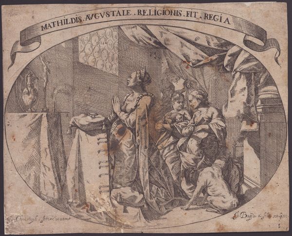 Giovanni Battista Del Sole : Matilde, da Johann Cristophorus Storer.  - Asta Stampe e Disegni dal XVI al XX secolo - Associazione Nazionale - Case d'Asta italiane