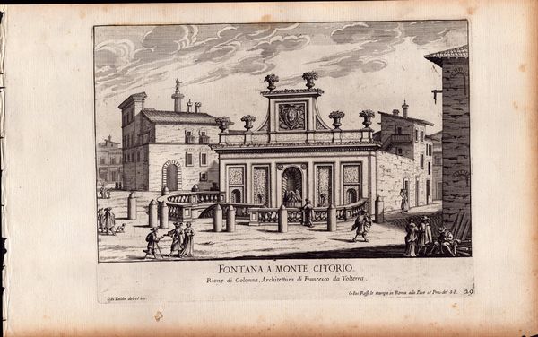 GIOVANNI BATTISTA FALDA : Le fontane di Roma nelle piazze e luoghi publici della citt, con li loro prospetti, come sono al presente  - Asta Stampe e Disegni dal XVI al XX secolo - Associazione Nazionale - Case d'Asta italiane