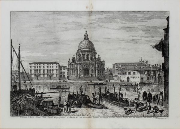 Michele  Marieschi : Templum S. Mariae Salutis Cleric. Regul. Congregationis a Somascha...  - Asta Stampe e Disegni dal XVI al XX secolo - Associazione Nazionale - Case d'Asta italiane
