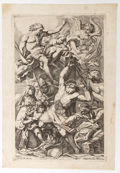 Giacinto Boccanera : Martirio di san Biagio di Sebaste  - Asta Stampe e Disegni dal XVI al XX secolo - Associazione Nazionale - Case d'Asta italiane