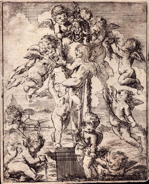 Girolamo Scarsello : The garden of Venus  - Asta Stampe e Disegni dal XVI al XX secolo - Associazione Nazionale - Case d'Asta italiane