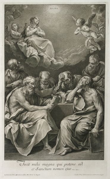 Jakob Frey : I Padri della Chiesa ed il Dogma dell'Immacolata Concezione, da Guido Reni  - Asta Stampe e Disegni dal XVI al XX secolo - Associazione Nazionale - Case d'Asta italiane