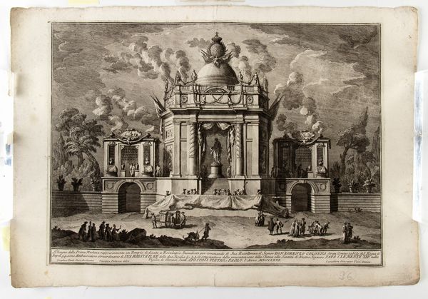 Giuseppe Vasi : Disegni delle macchine  - Asta Stampe e Disegni dal XVI al XX secolo - Associazione Nazionale - Case d'Asta italiane