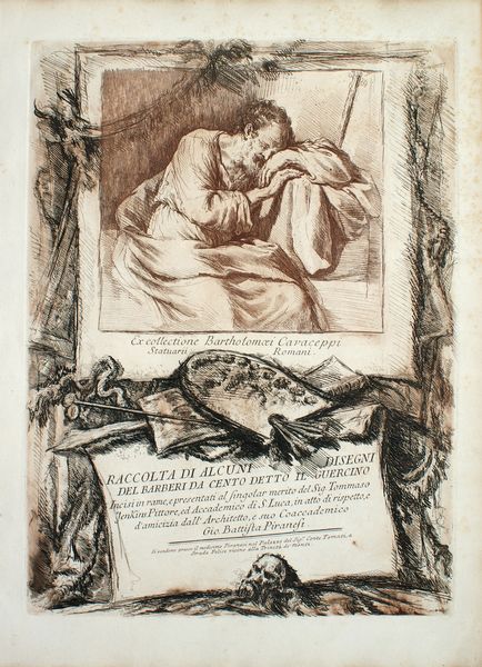 GIOVANNI BATTISTA PIRANESI : Raccolta di alcuni disegni del Barberi da Cento detto il Guercino...  - Asta Stampe e Disegni dal XVI al XX secolo - Associazione Nazionale - Case d'Asta italiane