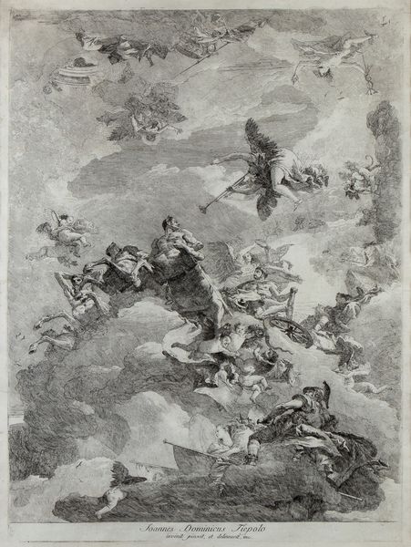 GIANDOMENICO TIEPOLO : Il trionfo di Ercole  - Asta Stampe e Disegni dal XVI al XX secolo - Associazione Nazionale - Case d'Asta italiane