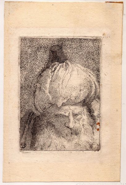 GIANDOMENICO TIEPOLO : Testa di uomo con turbante  - Asta Stampe e Disegni dal XVI al XX secolo - Associazione Nazionale - Case d'Asta italiane