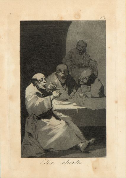 Francisco Goya : Estan calientes  - Asta Stampe e Disegni dal XVI al XX secolo - Associazione Nazionale - Case d'Asta italiane