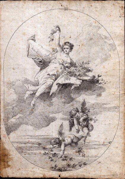 Allegoria della Primavera  - Asta Stampe e Disegni dal XVI al XX secolo - Associazione Nazionale - Case d'Asta italiane