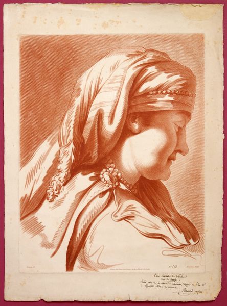 Gilles Demarteau : Tte de vieille femme  - Asta Stampe e Disegni dal XVI al XX secolo - Associazione Nazionale - Case d'Asta italiane