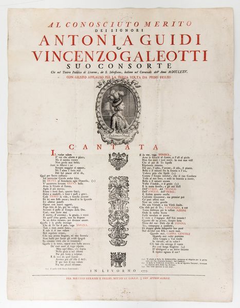 Avviso Antonia Guidi Canatata  - Asta Stampe e Disegni dal XVI al XX secolo - Associazione Nazionale - Case d'Asta italiane