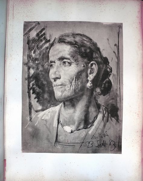 Francesco Paolo Michetti : Teste e busti di donne in costume e di contadini abruzzesi  - Asta Stampe e Disegni dal XVI al XX secolo - Associazione Nazionale - Case d'Asta italiane