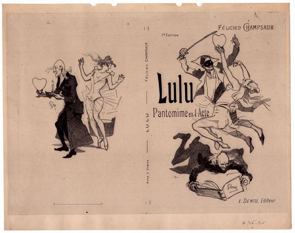 Jules Chéret : Lulu. Pantomime en 1 Acte  - Asta Stampe e Disegni dal XVI al XX secolo - Associazione Nazionale - Case d'Asta italiane