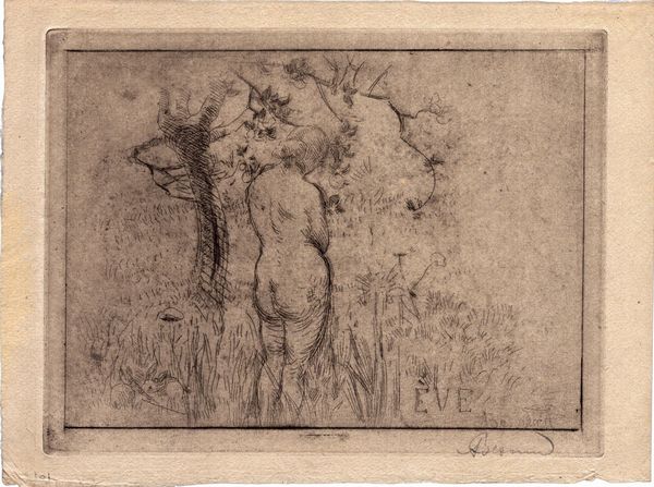 Albert Besnard : Eve  - Asta Stampe e Disegni dal XVI al XX secolo - Associazione Nazionale - Case d'Asta italiane